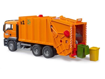 Bruder MAN TGS komunalni kamion za smeće narančasti
