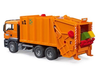 Bruder MAN TGS komunalni kamion za smeće narančasti