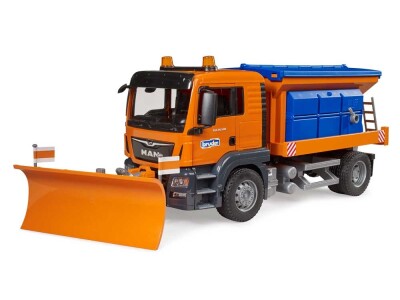 Bruder MAN TGS vozilo za zimsku službu s ralicom