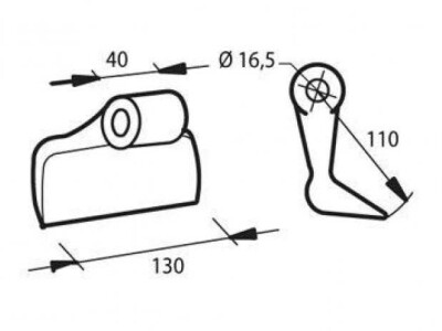 Čekić malčera maschio brava **original**