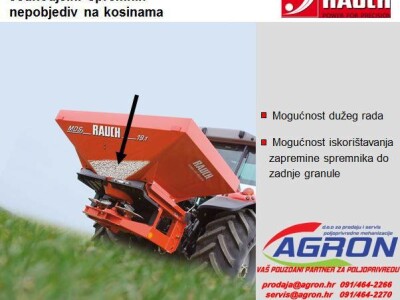RAUCH MDS  serija strojeva za raspodjelu mineralnih gnojiva