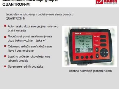 RAUCH MDS  serija strojeva za raspodjelu mineralnih gnojiva