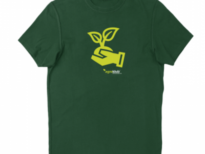 Tamnozelena Agroklub majica - "biljka"