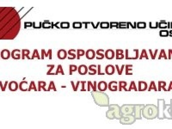 Program osposobljavanja za poslove voćara-vinogradara