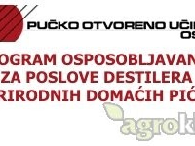 Program osposobljavanja za poslove destilatera prirodnih domaćih pića