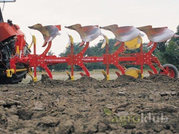 Plug Pottinger SERVO 35 plus - 4 brazde - puna daska