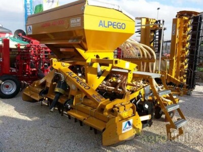 Kombi stroj: sijačica AS1 s Alpego roto drljačom RK-300