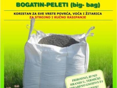 BOGATIN PELETI - organsko gnojivo