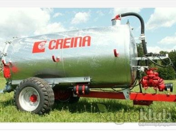CISTERNA (ZA VODU ILI GNOJNICU) CREINA 4500 L - POCINČANA - NOVA