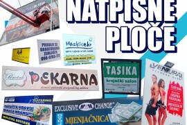 Zamislite NATPISNU PLOČU, REKLAMU koju svi primijete – i koja Vas reklamira 0-24h! ✨