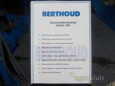 Vučena prskalica Berthoud