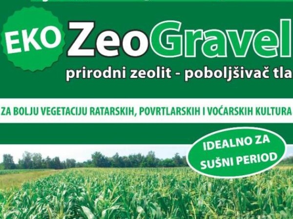 ZeoGravel - mineral zeolit poboljšivač tla