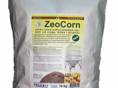 ZeoCorn zeolit za zaštitu skladištenog žita i kukuruza od aflatoksina, plijesni i žiška