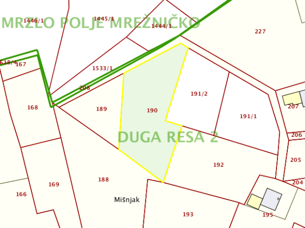 2339 m2  u blizini Mrežnice, 3500 €