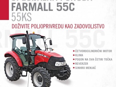 SPECIJALNA PONUDA! TRAKTOR CASE IH FARMALL 55C - 55KS