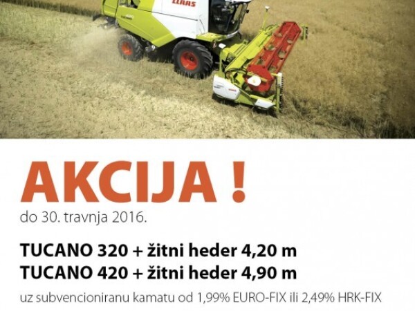 Kombajn CLAAS TUCANO 320