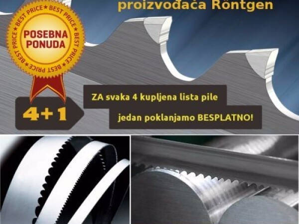 List tračne pile Röntgen, 4+1 GRATIS (Promo cijena!!!)