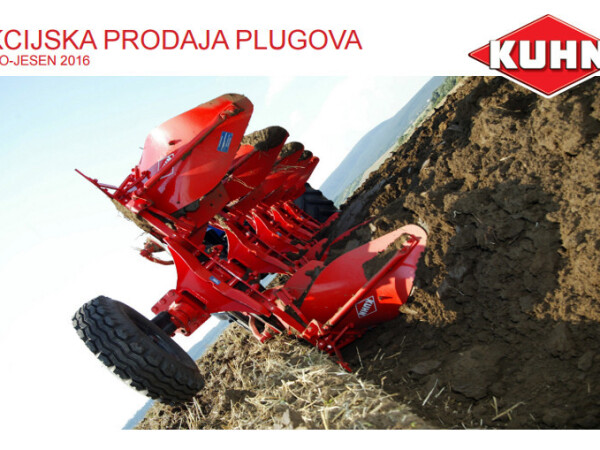 Akcijska prodaja plugova Kuhn