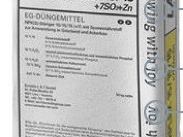 Gnojivo COMPLEX 15/15/15 + 7SO3 + Zn