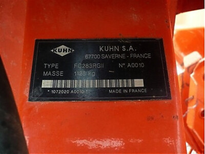 Nošena rotaciona diskosna kosilica-gnječilica Kuhn