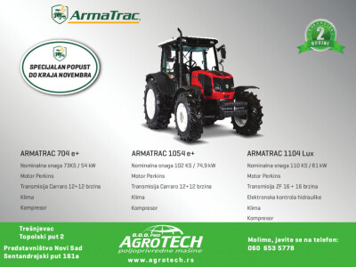 Traktor Arma Trac 1104 Lux akcija!