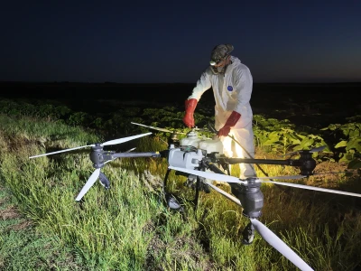 Uslužno prskanje dronom
