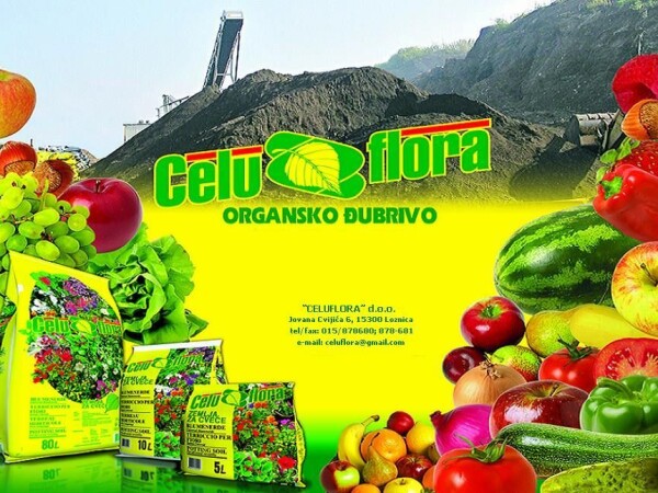 CELUFLORA - univerzalno organsko djubrivo za gajenje biljaka