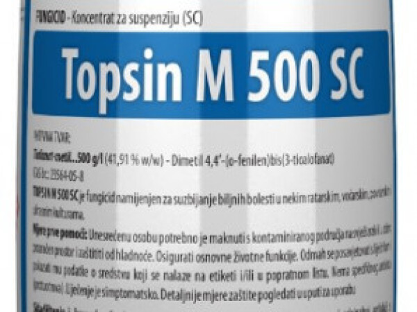 Topsin M 500 SC - Fungicidi - Poljoprivredni oglasnik | Agroklub.com