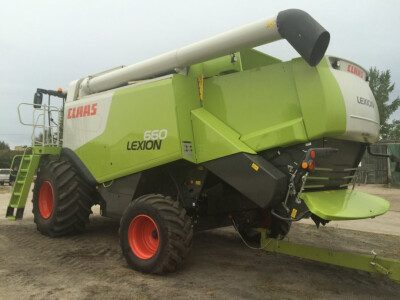 Claas Lexion 660 + adapter C660