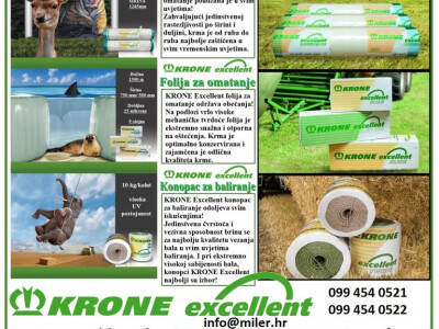 Krone Excellent materijali za ovijanje bala