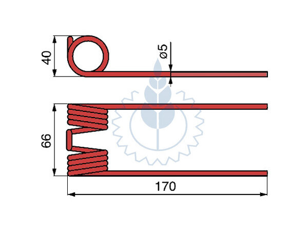 Opruga balirke Deutz-Fahr, Vicon