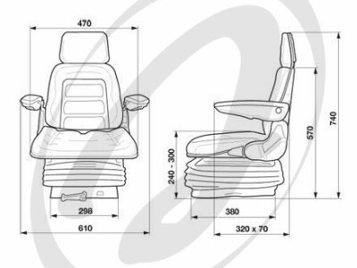 Komforno mehaničko sjedalo