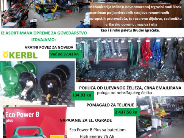 Oprema za govedarstvo