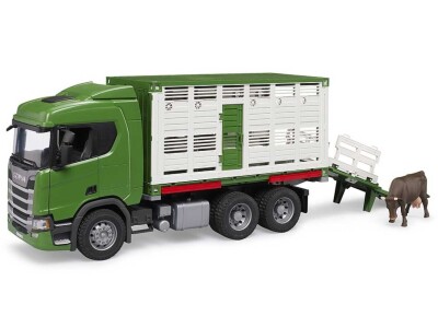Bruder kamion za prijevoz stoke Scania Super 560R s 1 govedom