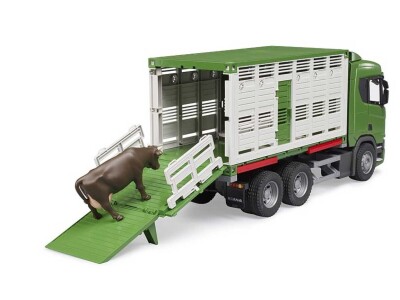 Bruder kamion za prijevoz stoke Scania Super 560R s 1 govedom