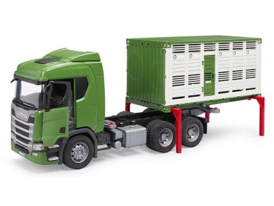 Bruder kamion za prijevoz stoke Scania Super 560R s 1 govedom