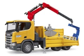 Bruder kamion za gradilište Scania Super 560R sa kranom i 2 palete