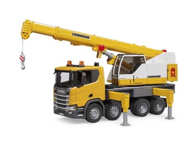 Bruder kamion dizalica Scania Super 560R Liebherr sa svjetlosnim i zvučnim modulom