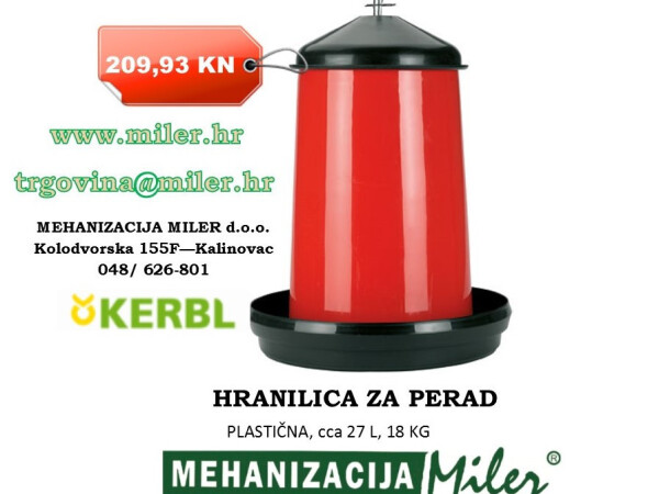 Hranilica za perad - 18 kg
