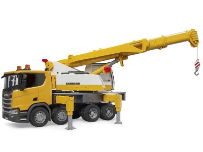 Bruder kamion dizalica Scania Super 560R Liebherr sa svjetlosnim i zvučnim modulom