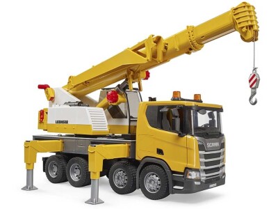 Bruder kamion dizalica Scania Super 560R Liebherr sa svjetlosnim i zvučnim modulom