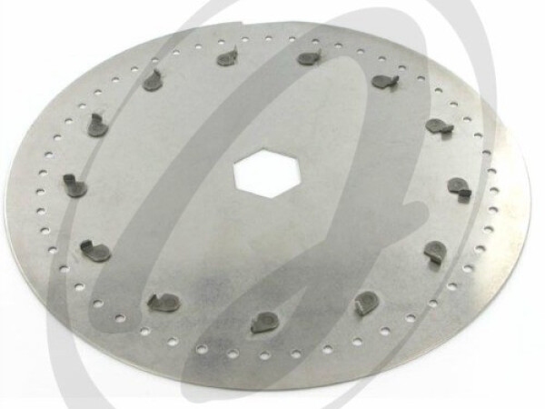 Sijača ploča Gaspardo 72 rupe, fi 3.5 mm. Za soju