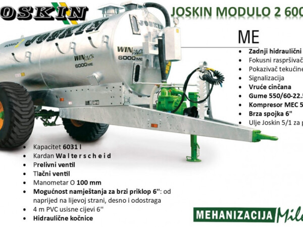 Joskin Modulo 2 6000 ME cisterna