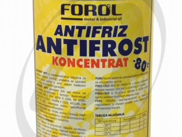 Antifriz koncentrat žuti 1L