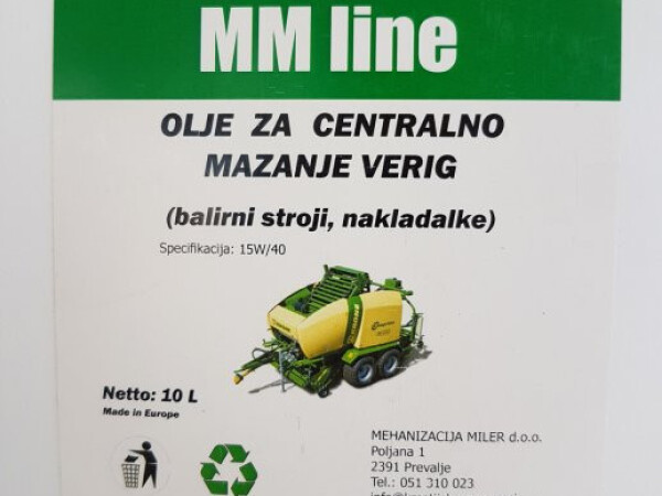 Ulje za balirke sa centralnim podmazivanjem, MM line
