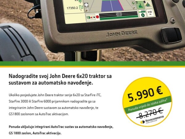 AKCIJA - Nadogradite Vaš 6x20 traktor sa AutoTrac integriranim navođenjem