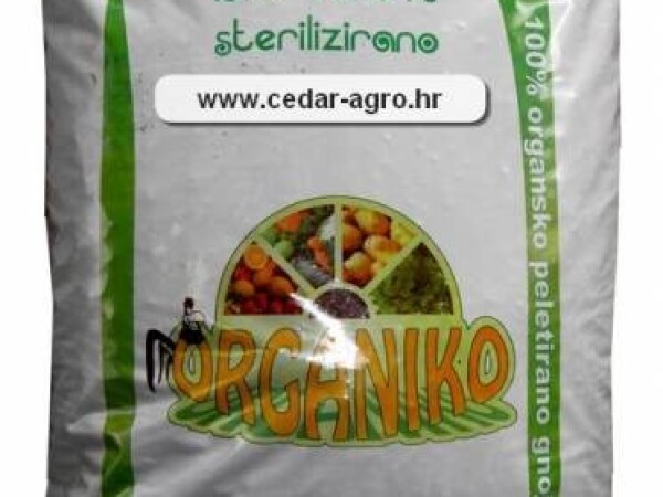Organiko 20 kg (pileće peletirano organsko gnojivo (Hrvatski proizvod)