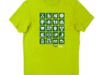 Pistacio Agroklub majica - "kvadratići"