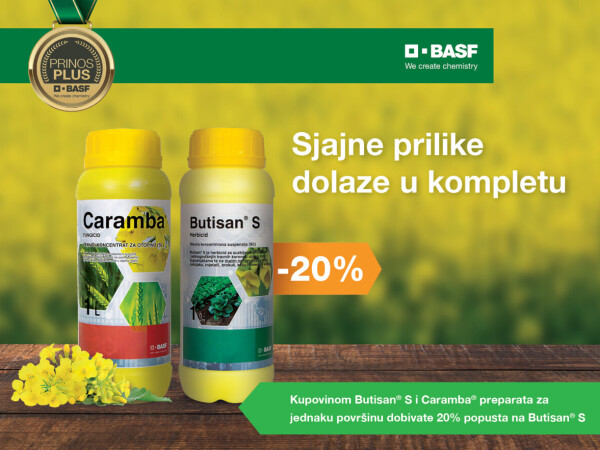 Ostvarite 20% popusta na kompletno rješenje za zaštitu uljane repice!