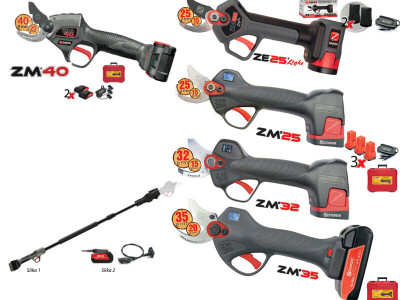 Baterijske škare za rezidbu - sistem bez kabla